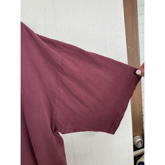 Vintage Paul McCartney World Tour T-Shirt XL Brockum Tag The Beatles Maroon Tee - Picture 6 of 7